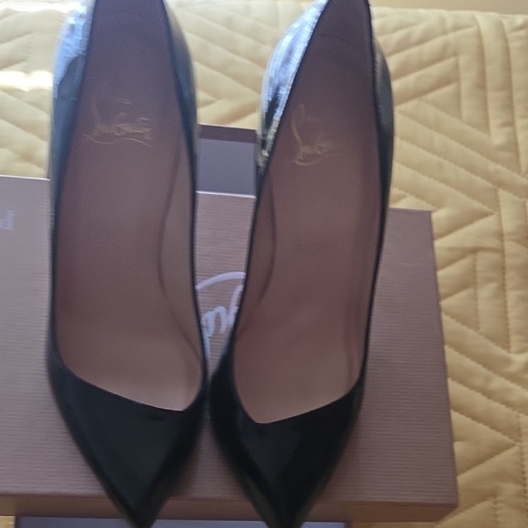 Christian Louboutin Black Patent Heels - Picture 6 of 6